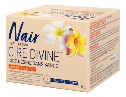 Cera Depilatoria Nair Cire Divine Gardenia De Tahití 400 G