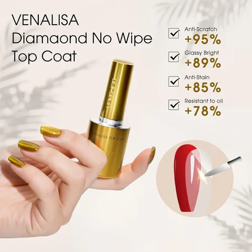 Conjunto Base/mate Y Brillo Venalisa Para Uñas En Gel