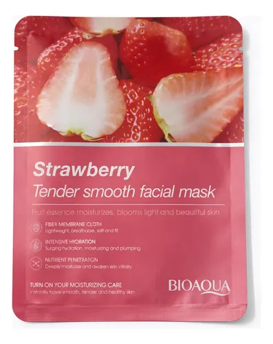 Mascarilla Facial Bioaqua Vitamina C E Beauty 12g X3u