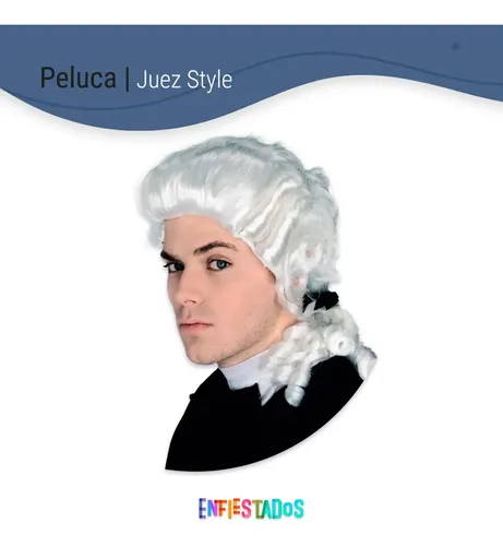 Peluca Juez Ingles Luis Xv Noble Cotillon Disfraz