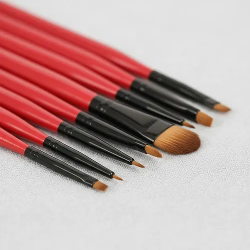 Set De 10 Pinceles Maquillaje