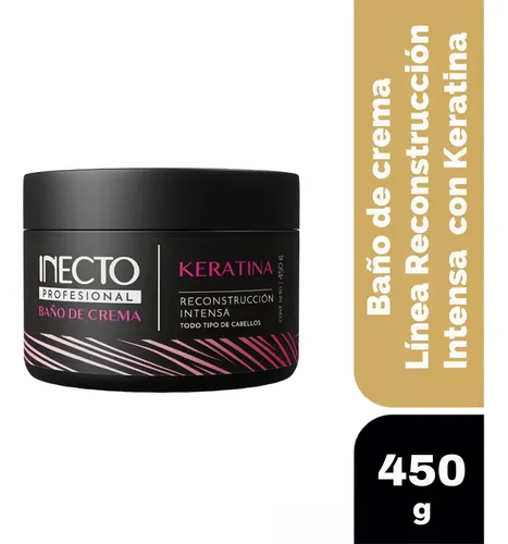 Baño De Crema Keratina Inecto Profesional 450ml
