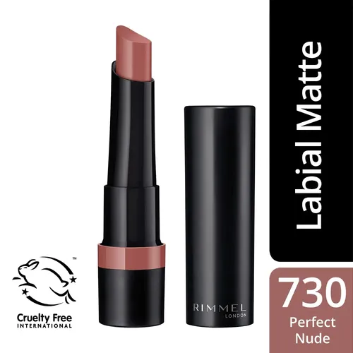 Rimmel Lasting Finish Extreme Matte Lápiz Labial Acabado Mate Color 730 – Perfect Nude