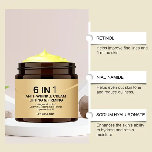 Crema Facial Hidratante Seis En Uno