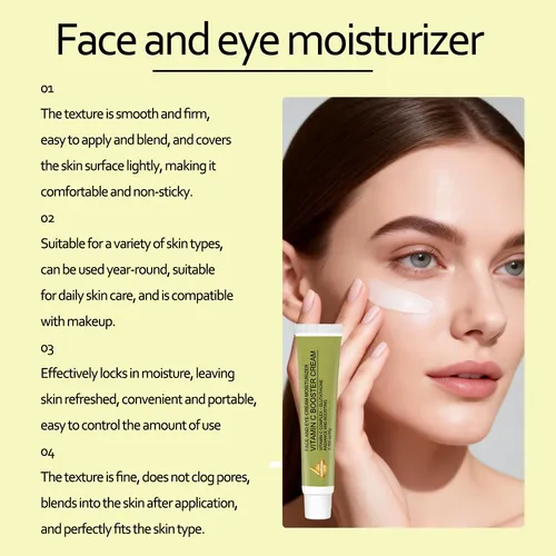 2 Piezas Vc Brighten Hidratante Para Ojos Y Rostro 40 G