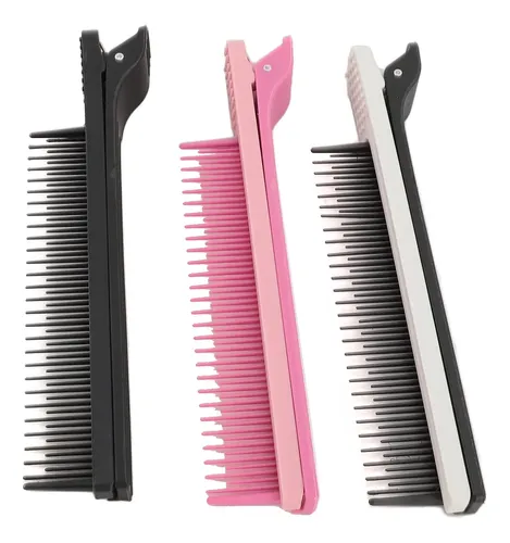Peineta Con Clip, 3 Unidades, Para Estilista, Plancha De Cab