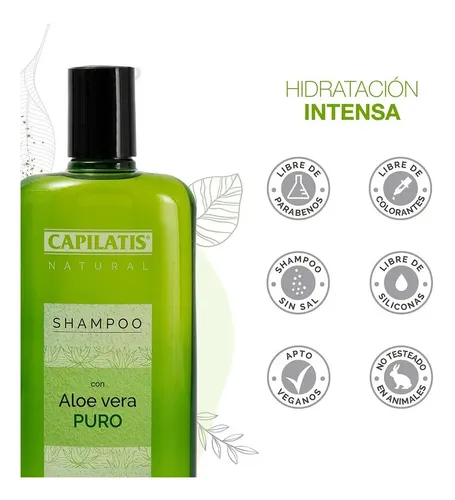 Shampoo Con Aloe Vera 100% Orgánico