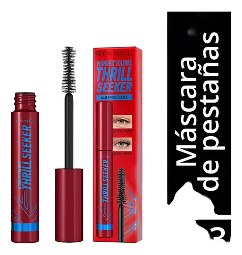 Máscara De Pestañas Waterproof Rimmel London Thrill Seeker
