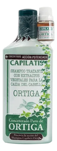 Shampoo Capilatis + Concentrado Puro Con Ortiga X 410 Ml