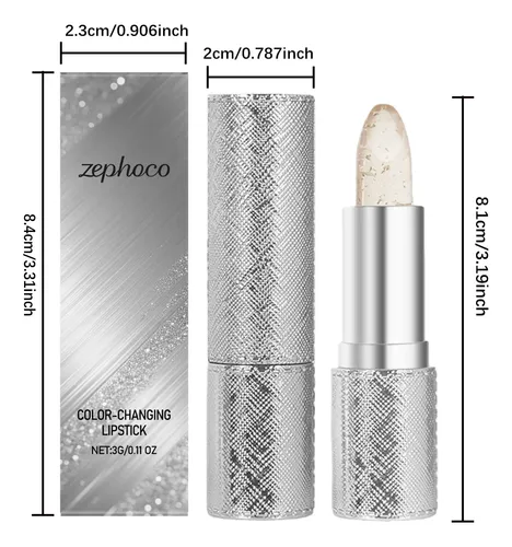 Zephoco-bálsamo Labial Hidratante Que Cambia De Color,