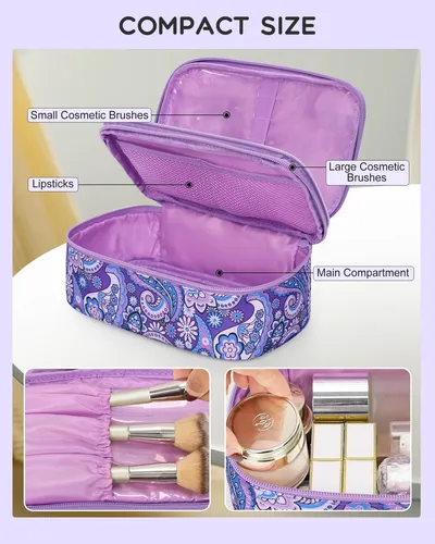 Relavel Bolsa De Maquillaje De Viaje, Pequeña Bolsa De Cosmé