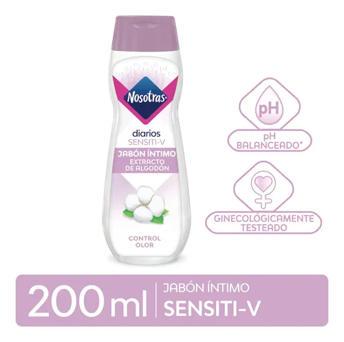 Jabón Íntimo Nosotras Sensiti-v X200 Ml