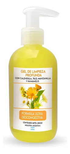 Gel De Limpieza Descongestivo Tilo Manzanilla Caléndula 250g