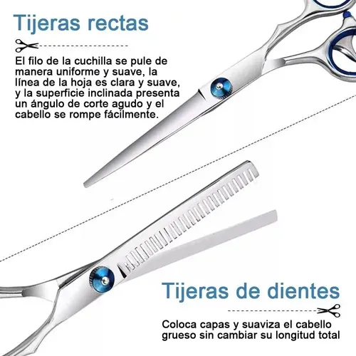 Kits De Peluquería Profesional De Acero Inoxidable, 11 Unida