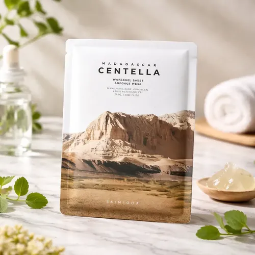 Skin1004 Madagascar Centella Watergel Sheet Ampoule Mask X5u