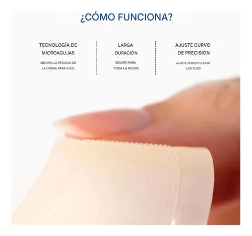 4 Parche Oculares De Microagujas Los Ojos Debajo Las Ojera