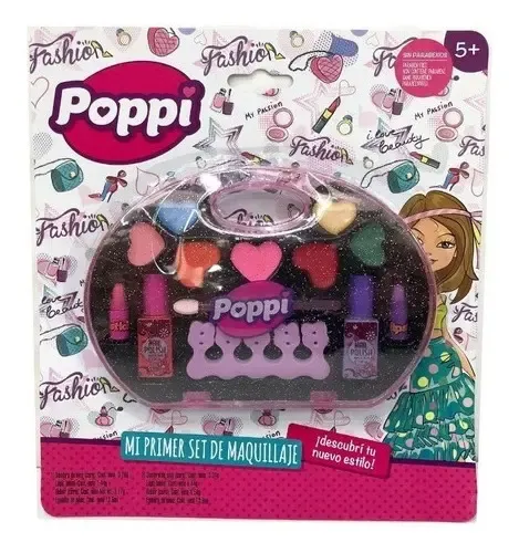 Poppi Set Maquillaje Desplegable Estuche Int S21665j Sudam