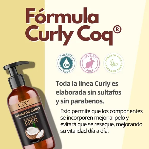 X2: Shampoo + Crema De Peinar Curly Rizos Naturales Sin Friz