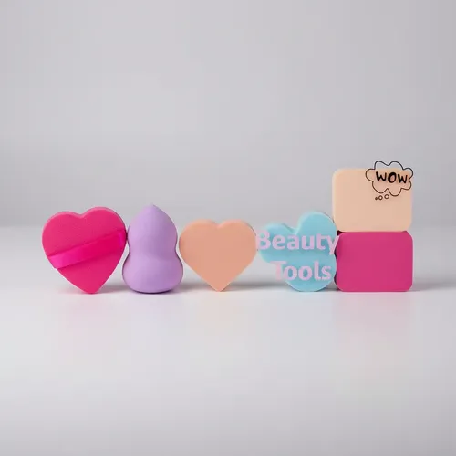 Set De 6 Esponjas Para Base Maquillaje