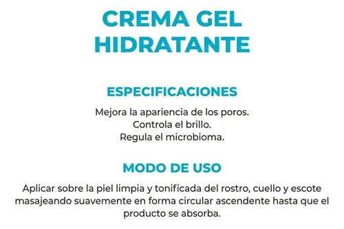 Dermaglós Crema Control Gel Hidratante Piel Propensa Acné 50