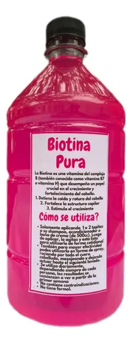 Biotina Pura Anticaída Y Crecimiento Capilar 1 Litro
