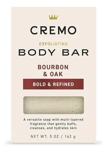 Barra Exfoliante Corporal Cremo Aroma Bourbon Y Roble 148 Ml