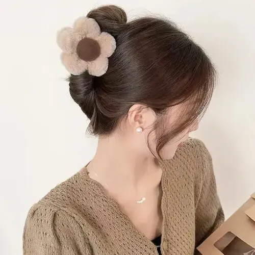 Pinzas Para El Pelo Con Forma De Flor Para Mujeres Y Niñas,