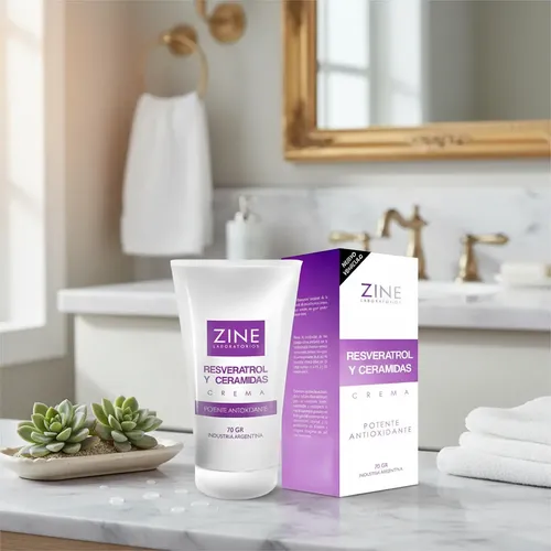 Crema Antioxidante De Resveratrol Y Ceramidas Zine X 70gr