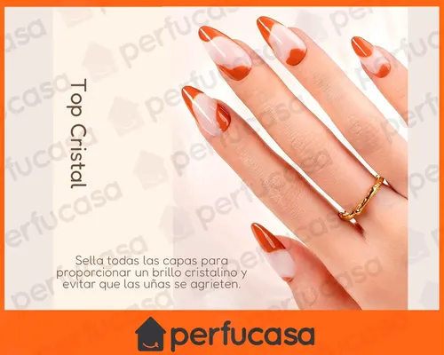 Top Coat Cristal City Girl 10ml Esmalte Semipermanente