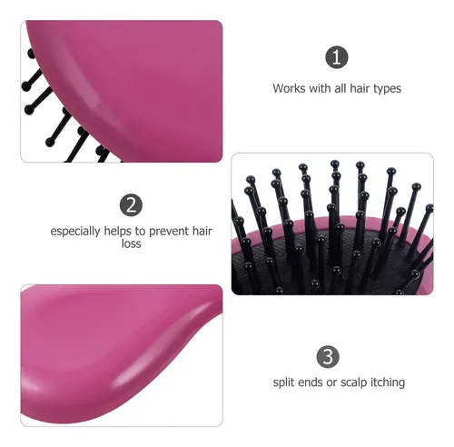 Set De 3 Peines Para Alisar Y Peinar Cabello