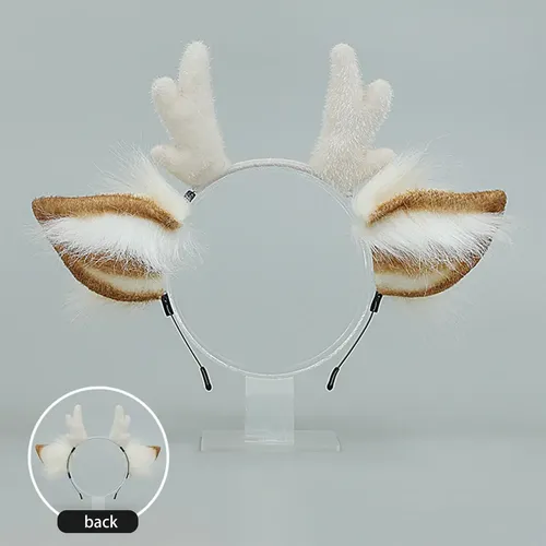 Venado Astas Cuerno Diadema Reno Diadema Tocado Lindo /