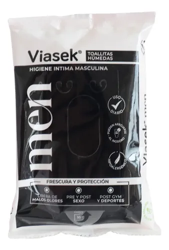 Viasek Toallas Higiénicas Intimas Men X16u.
