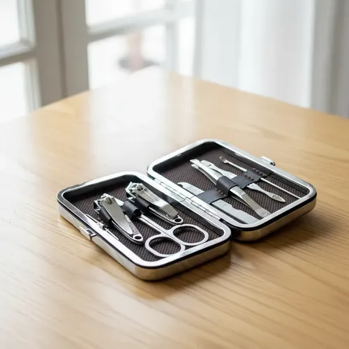 Set Manicura Pedicura Uñas 7 Piezas Con Estuche