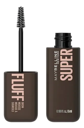 Maybelline Gel De Cejas Superfluff Marrón Oscuro, Deep Brown Color Black Brown 262