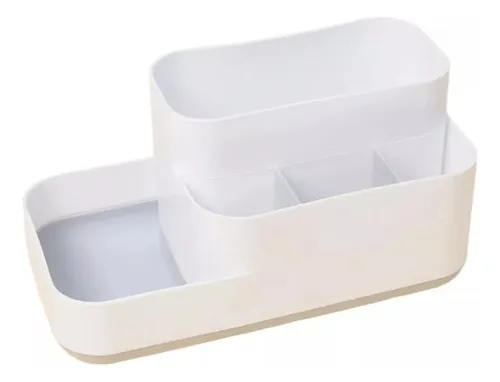 Organizador De Maquillaje Blanco Oh My Shop 5 Compartimentos