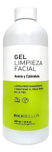 Gel De Limpieza Facial Con Avena Y Calendula Biobellus 300ml