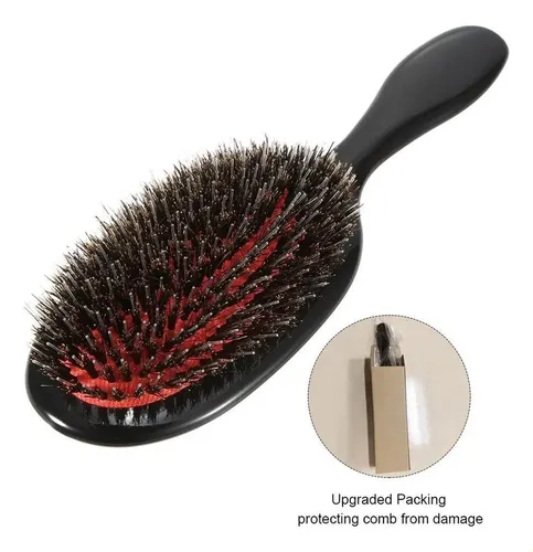 Cepillo For Cabello Con Cerdas De Nylon Y Jabalí-antiestáti
