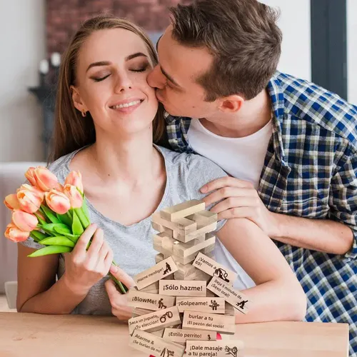 Jenga -hot Sale Bloques En Español Para Parejas Placeres