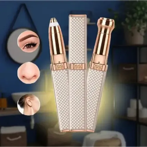 Depiladora Cejas Lápiz Eléctrico Portátil Recargable Usb Luz Color Rosa