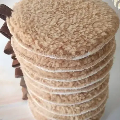 Pad Desmaquillante Tela Toalla Microfibra Reutilizable X12