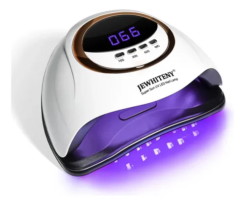 Lámpara Led Blanca Profesional Para Uñas Con Sensor Y Temp