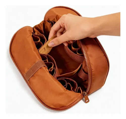 Bolsa Organizadora De Maquillaje Para Viajes De Gran Capacid Variation Horizontal Ribbed