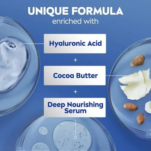 Crema Corporal Nivea Cocoa Butter 1000ml Acido Hialuranico 7 Manteca De Cacao