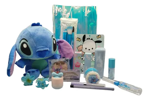 Combo Completo De Maquillaje Stich Con Peluche