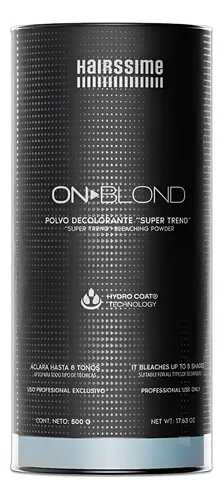 Polvo Decolorante On Blond Hairssime X500gr Tono Celeste