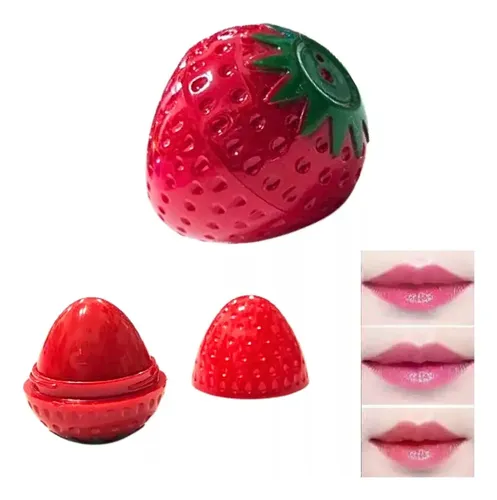 Pack X 5 Bálsamo Frutilla Labios Reparación Protección Color