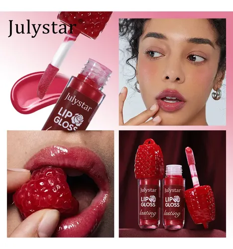 Brillo Labial De Frambuesa, Hidratante Y De Larga Duración 8 Variation