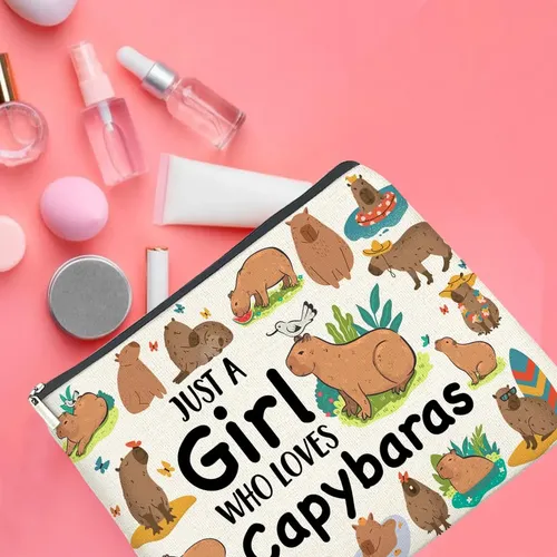 Bolsa De Maquillaje Upnege Capybara, Regalos Para Los Amante