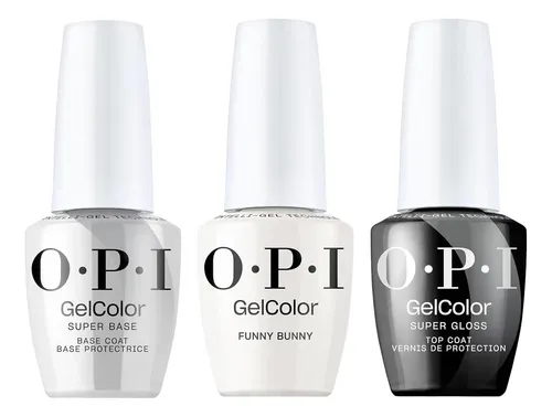 Kit De Esmalte En Gel Opi Iconic Con Base Y Top Coat