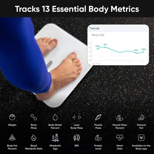 Báscula De Baño Digital Wyze Smart Scale X Butterfly